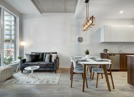 mažo buto interjeras