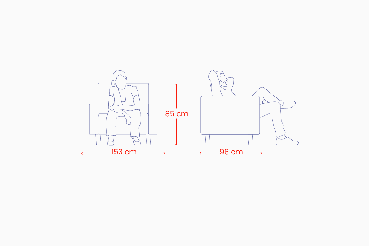 fotelis su miegojimo funkcija Laviva ismatavimai