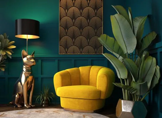 art deco interjeras