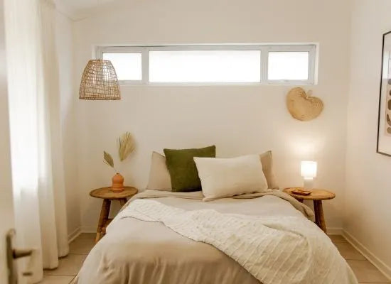 jaukus miegamojo interjeras