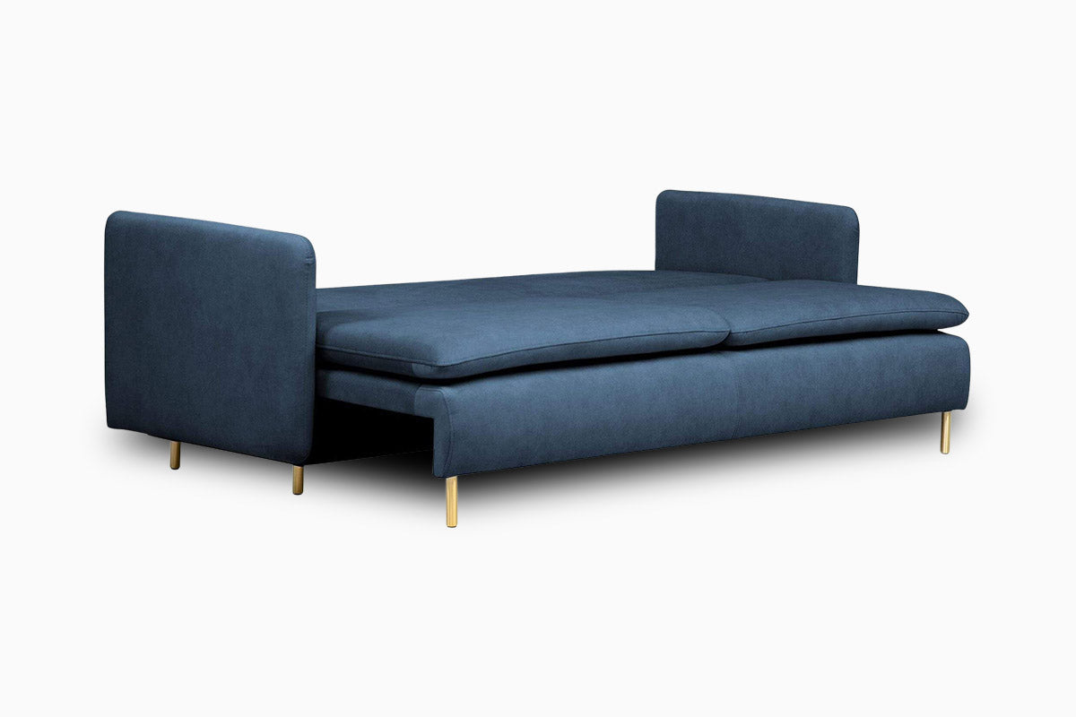 sofa lova Paris tamsiai melyna miegamoji dalis