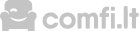 comfi baldai internetu logo logotipas