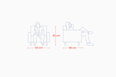 Fotelis Laviva II ismatavimai
