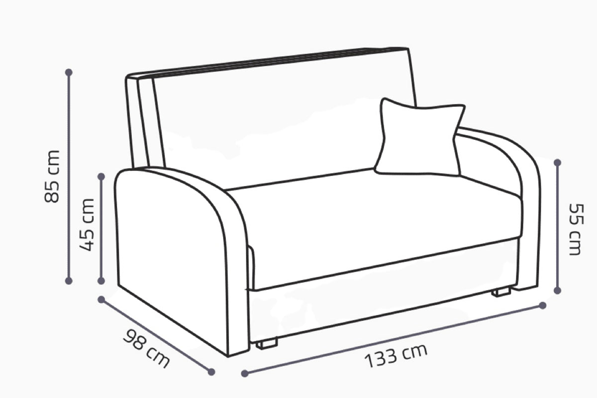 Fotelis Laviva II ismatavimai
