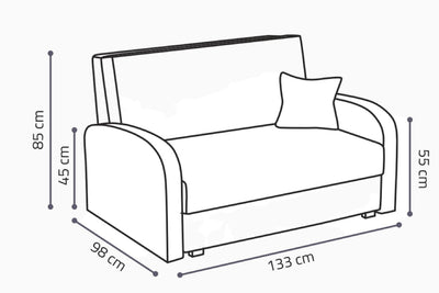 Fotelis Laviva II ismatavimai