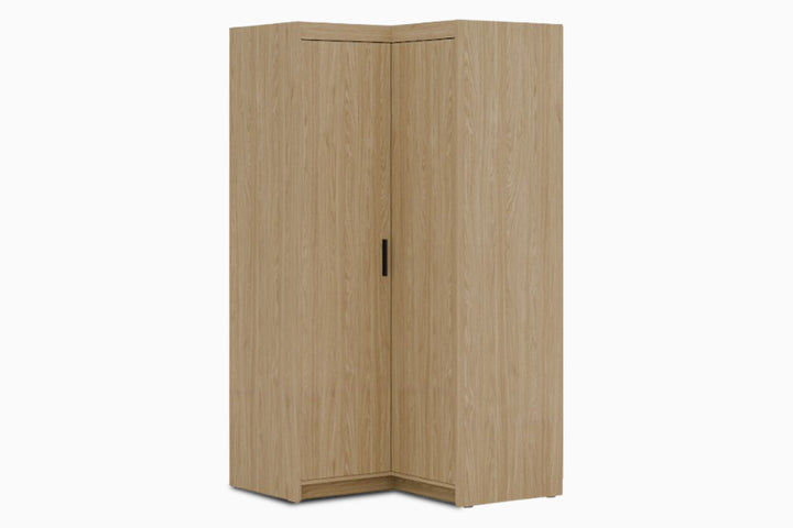 sviesiai ruda kampine spinta luma wood