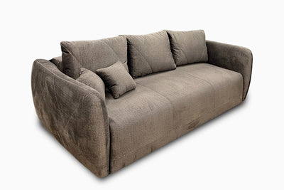 sofa lova crit sviesiai ruda gyva nuotrauka