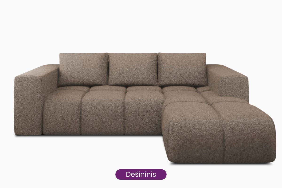 minkstas kampas bubble desininis