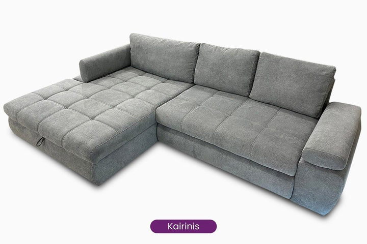 minkstas kampas ferno pilkas kairinis