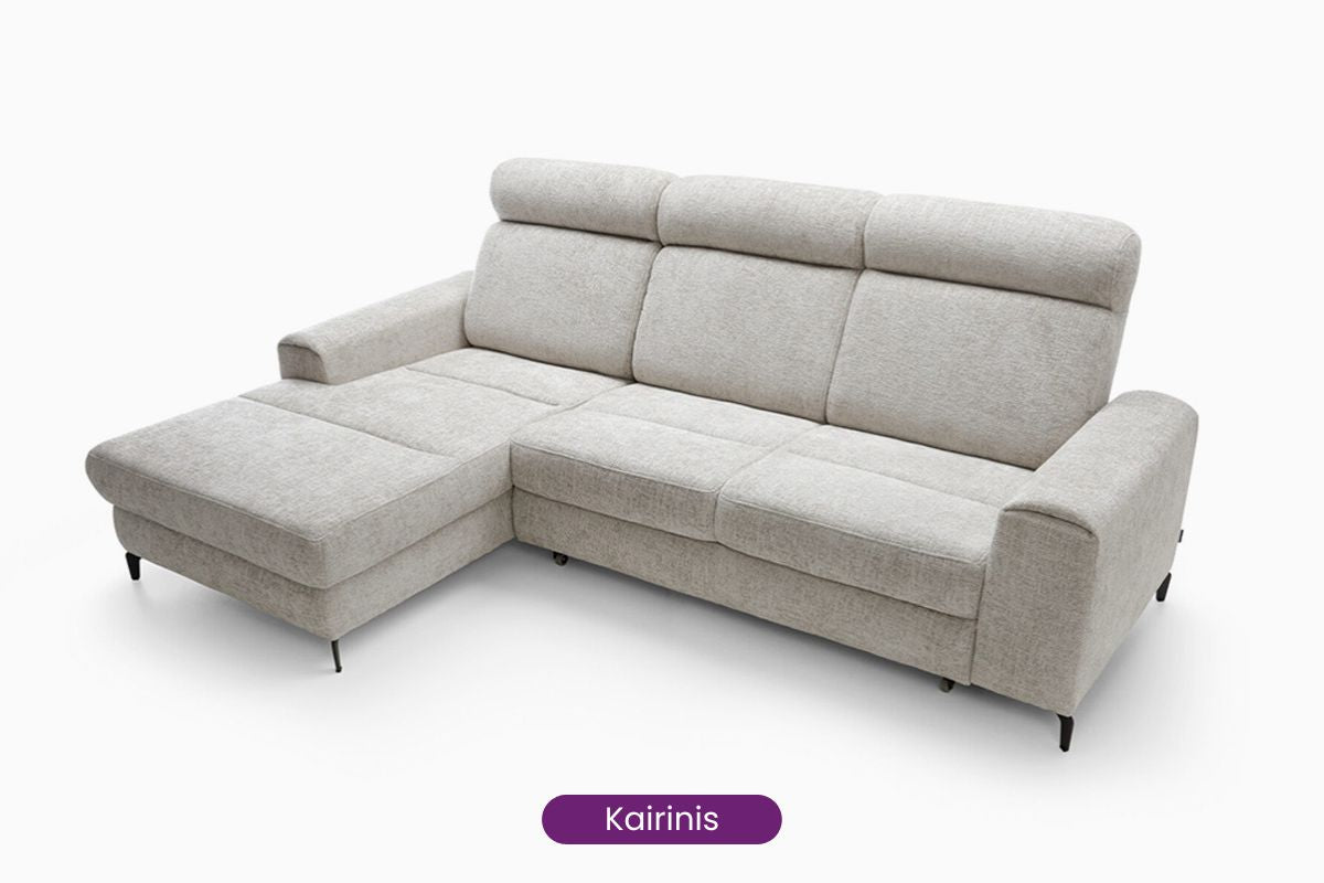 minkstas kampas nolevra kairinis