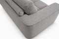 sviesiai pilka sofa lora 2s