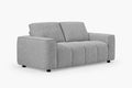 sviesiai pilka sofa lora 2s