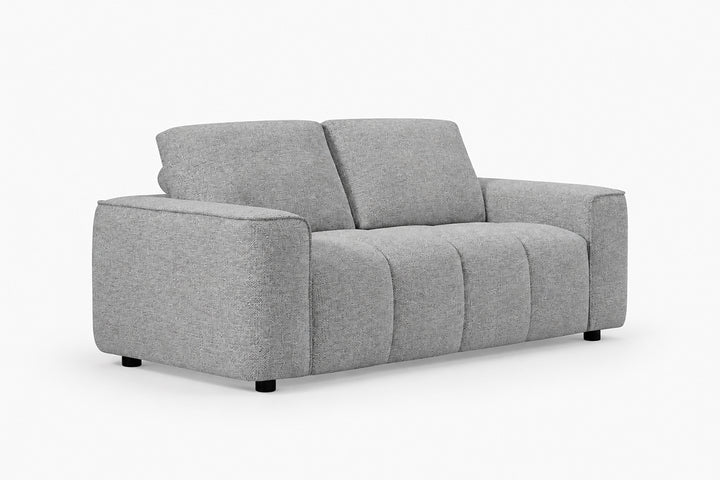 sviesiai pilka sofa lora 2s