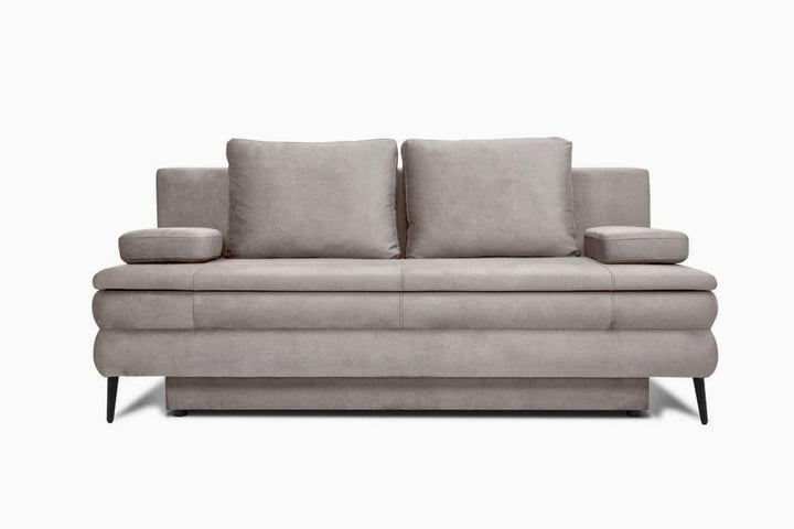 sofa lova barca sviesiai ruda