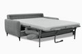 pilkos spalvos isskleidziama sofa lova bermuda