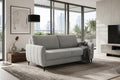 pilkos spalvos isskleidziama sofa lova bermuda