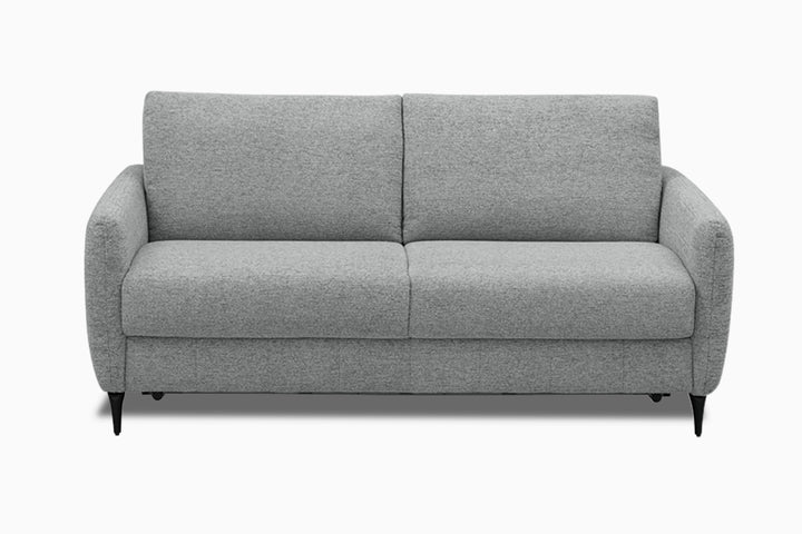 pilkos spalvos isskleidziama sofa lova bermuda