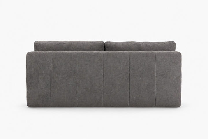 pilka sofa lova su miegama dalimi ir patalynes deze logan