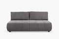 pilka sofa lova su miegama dalimi ir patalynes deze logan