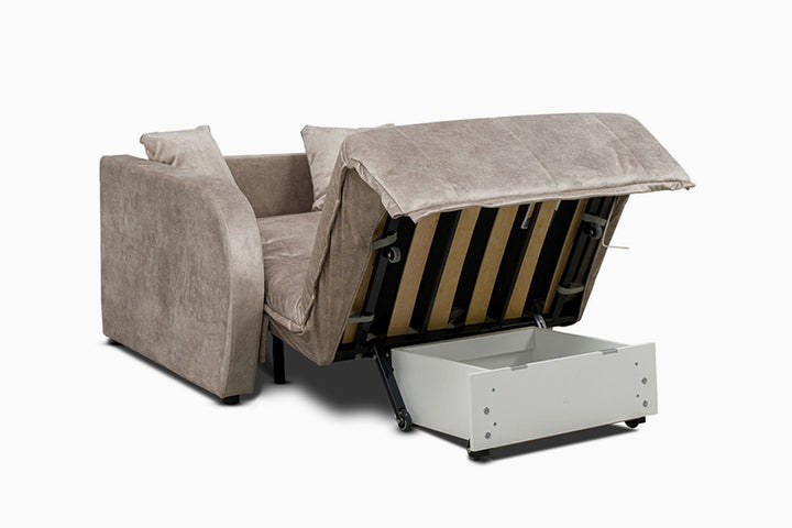 sofa lova mikela su patalynes deze