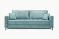 sviesiai melyna sofa lova su patalynes deze mira suapel 6