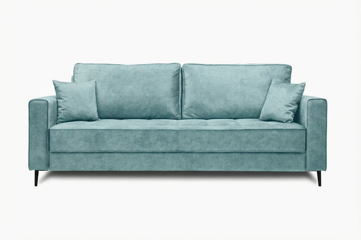 sviesiai melyna sofa lova su patalynes deze mira suapel 6