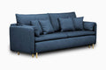 sofa lova Paris tamsiai melyna sonu