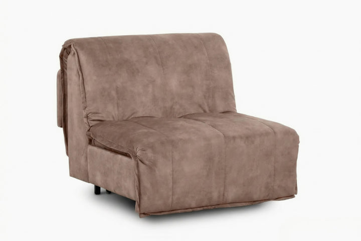 sviesiai ruda sofa lova su accordion mechanizmu valetta mini