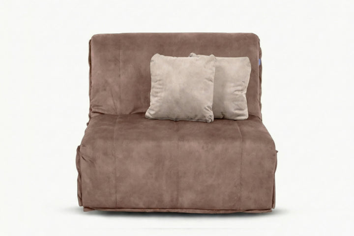 kakavines spalvos sofa lova su accordion mechanizmu valetta mini