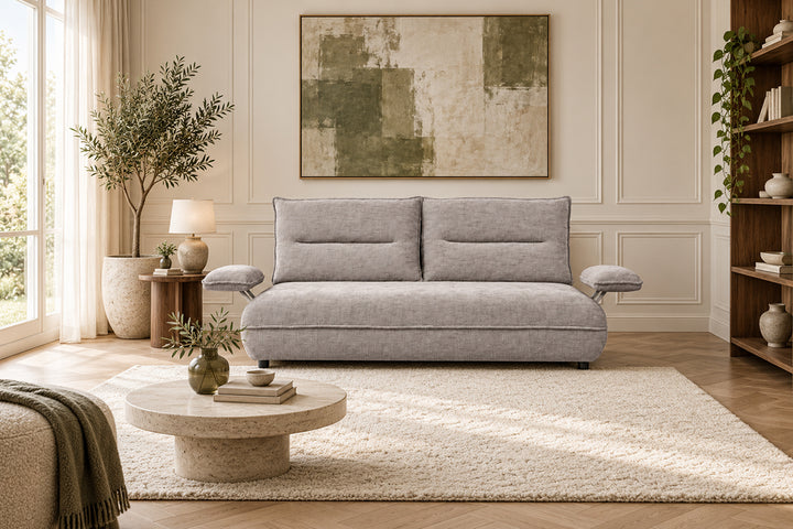 pilka moderni sofa lova wings