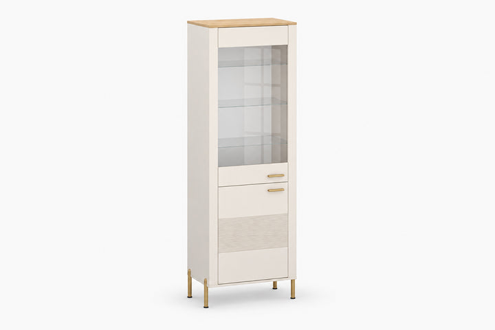 moderni sviesi auksta vitrina ruby II