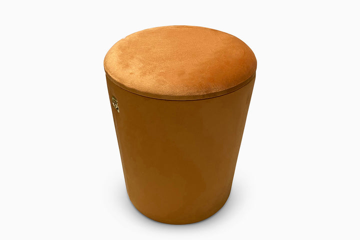 oranzinis pufas svetaines baldai